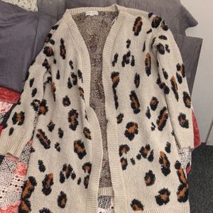Leopard print sweater